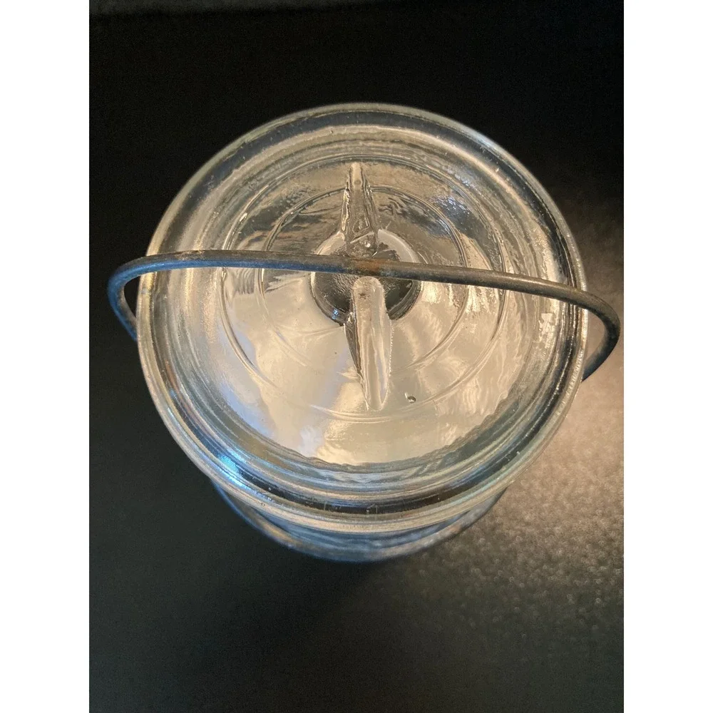 Ball Ideal Canister Jar‎ Glass Lid & Wire Bail Handle Farmhouse Storage Decor